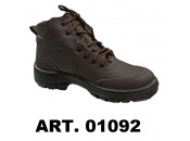 BOTIN VAQUETA MARRON 