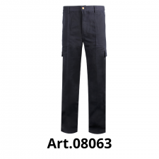 PANTALON CARGO ALGODON 240 GRS. AZUL